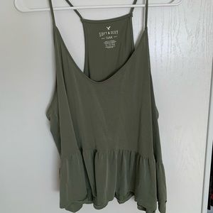 Army Green tank top